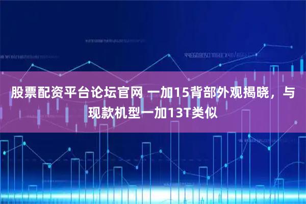 股票配资平台论坛官网 一加15背部外观揭晓，与现款机型一加13T类似